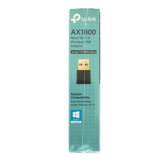 TP-Link AX1800 Nano Wi-Fi 6 Wireless USB Adapter Black Archer TX1800U Sealed - Picture 3 of 3